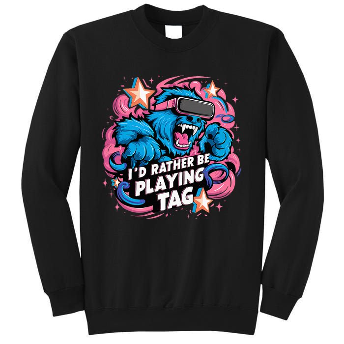 Id Rather Be Playing Tag Gorilla Sweatshirt