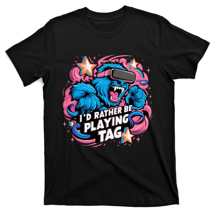 Id Rather Be Playing Tag Gorilla T-Shirt