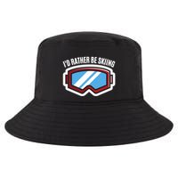 Id Rather Be Skiing Ski Goggles Gift Cool Comfort Performance Bucket Hat