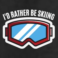 Id Rather Be Skiing Ski Goggles Gift Cool Comfort Performance Bucket Hat