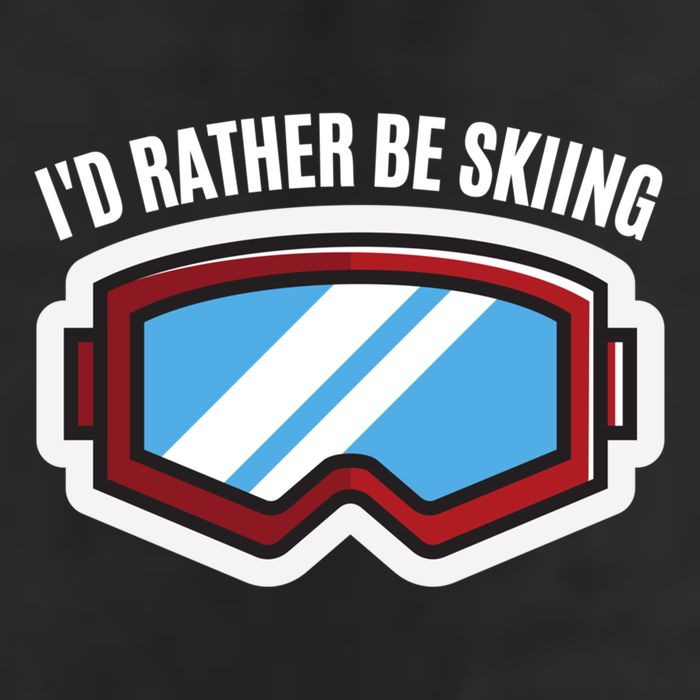 Id Rather Be Skiing Ski Goggles Gift Cool Comfort Performance Bucket Hat