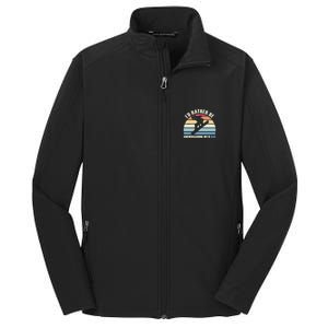 Id Rather Be Snowboarding With Dad Fathers Day Gift Cool Gift Core Soft Shell Jacket