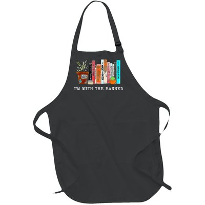 I Read Banned Books Lovers Full-Length Apron With Pockets