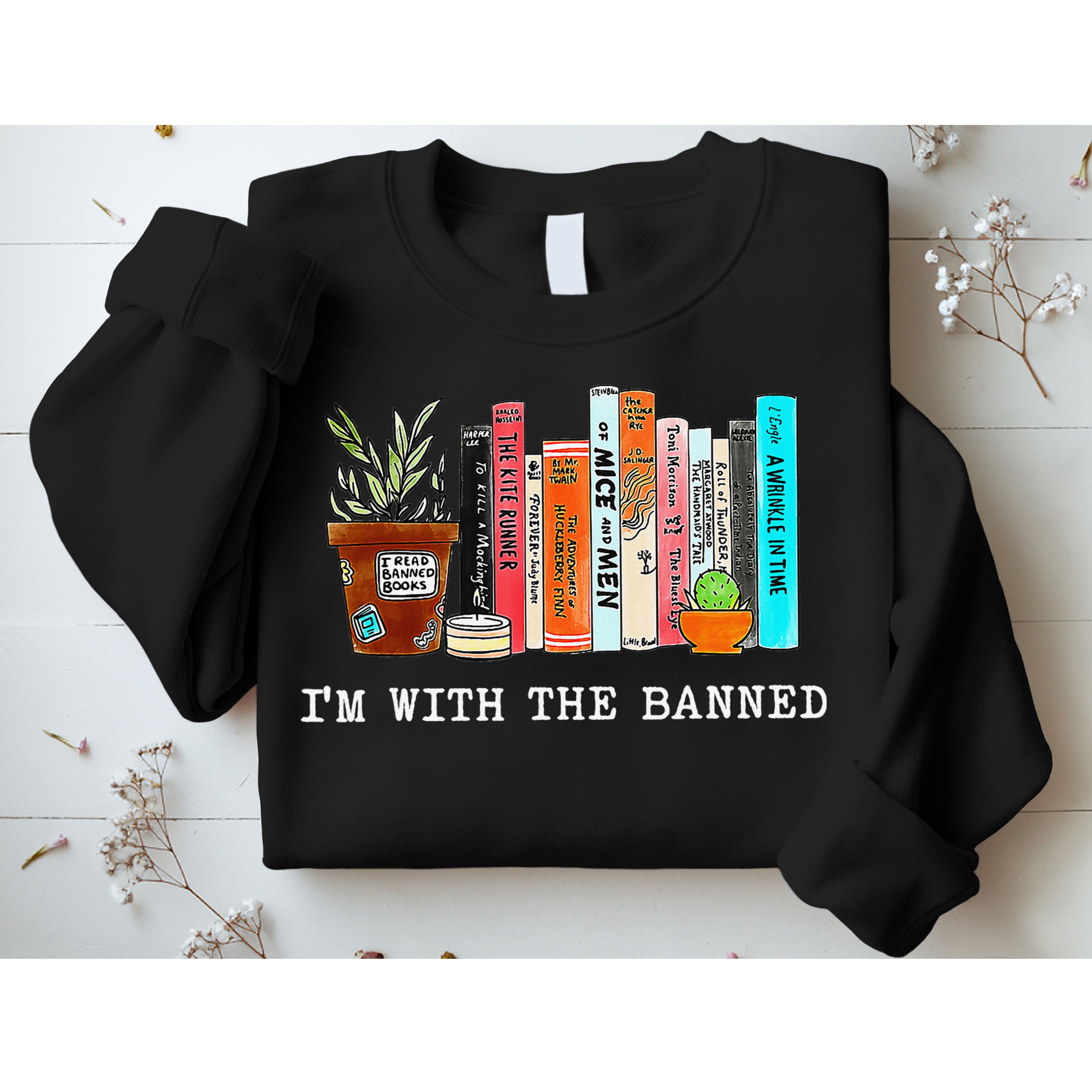 I Read Banned Books Lovers Sweatshirt
