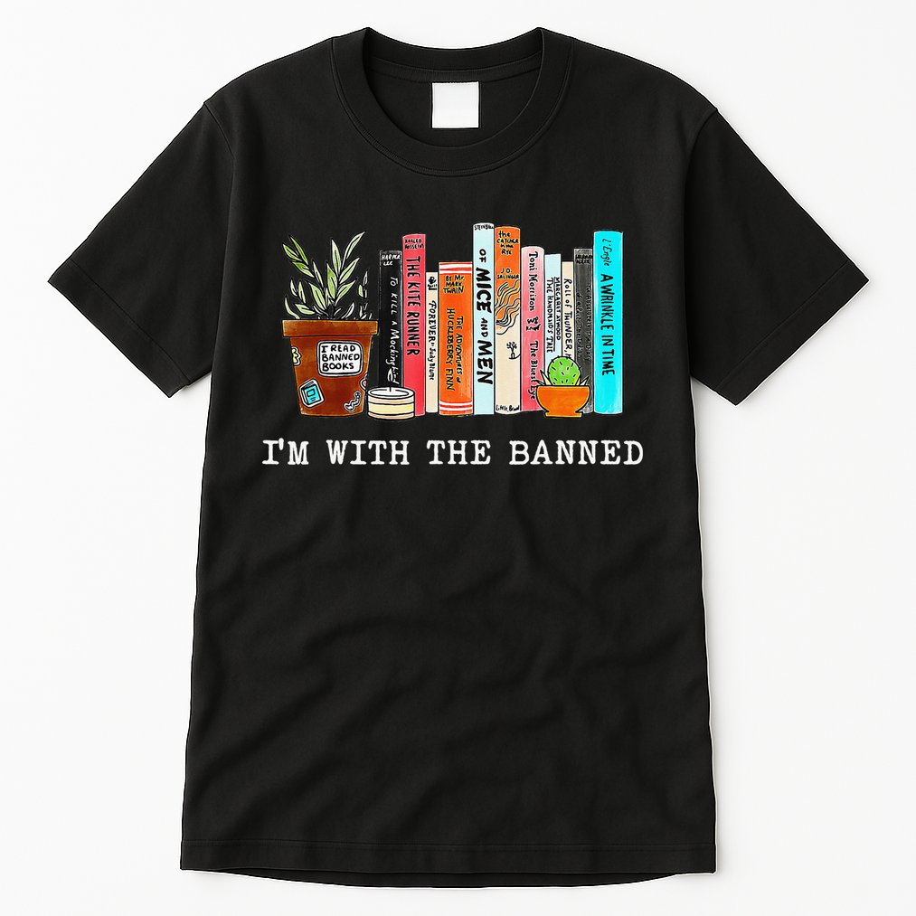 I Read Banned Books Lovers Tall T-Shirt