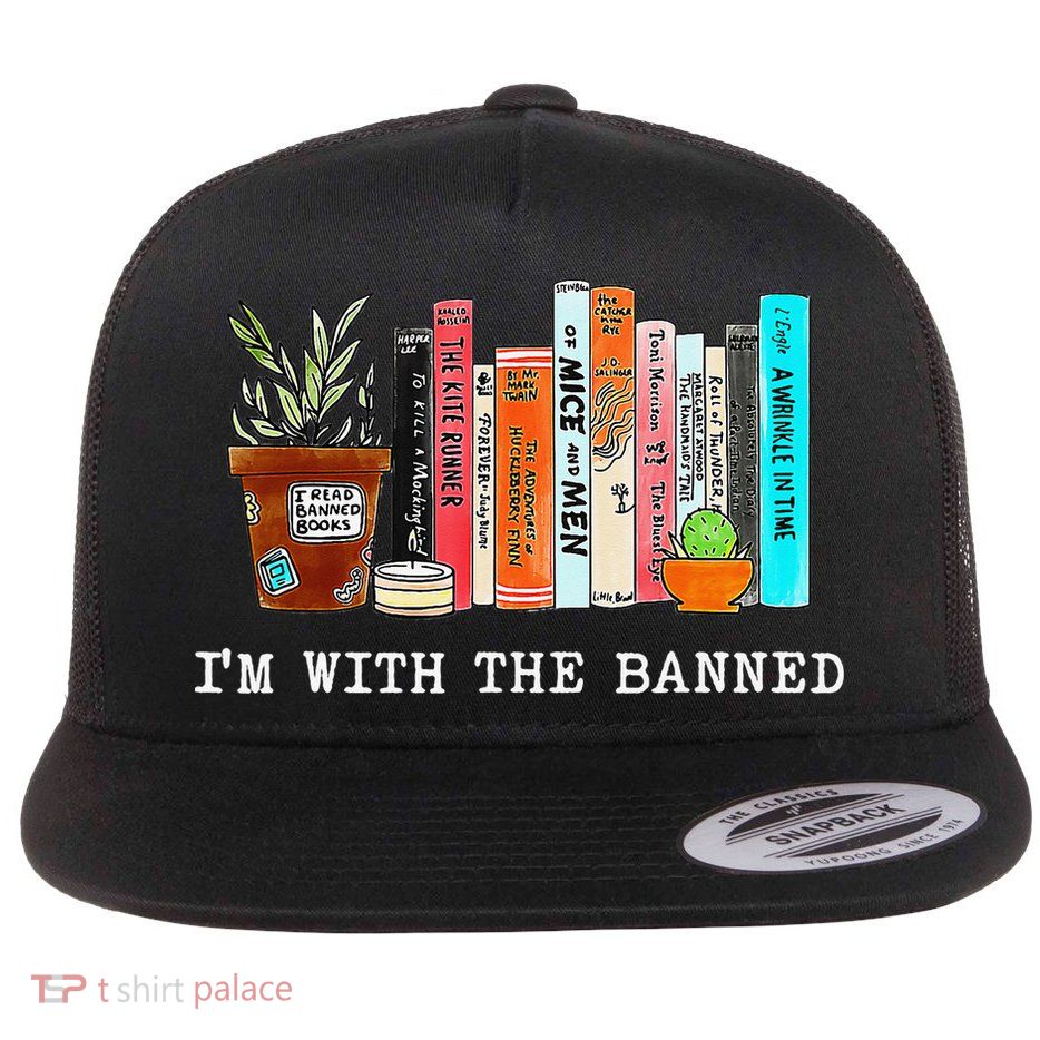 I Read Banned Books Lovers Flatbill Hat