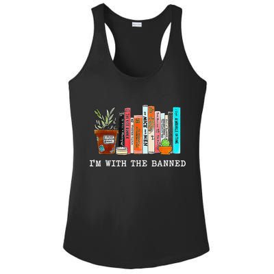 I Read Banned Books Lovers Ladies PosiCharge Competitor Racerback Tank