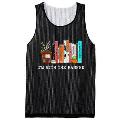 I Read Banned Books Lovers Mesh Reversible Basketball Jersey Tank