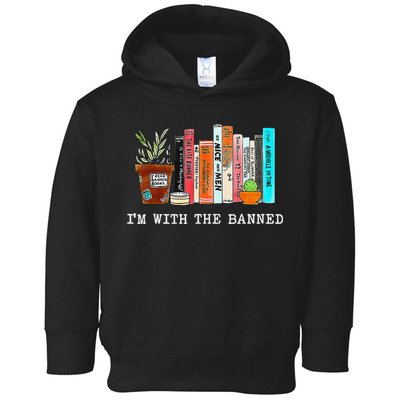 I Read Banned Books Lovers Toddler Hoodie