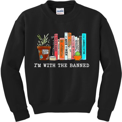 I Read Banned Books Lovers Kids Sweatshirt