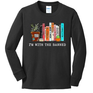 I Read Banned Books Lovers Kids Long Sleeve Shirt