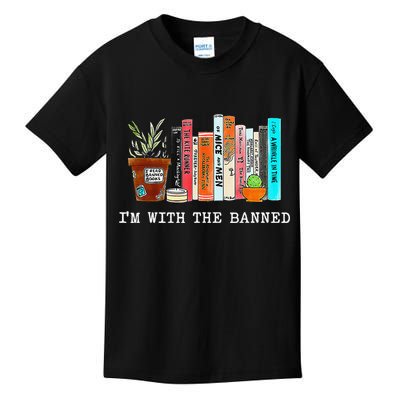 I Read Banned Books Lovers Kids T-Shirt