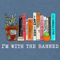 I Read Banned Books Lovers Garment-Dyed Sweatshirt