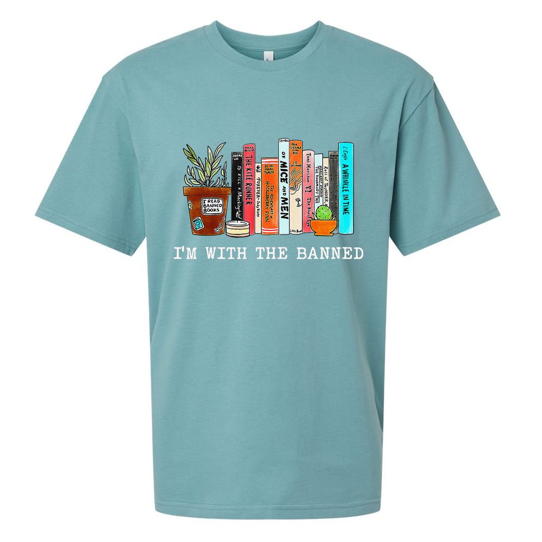I Read Banned Books Lovers Sueded Cloud Jersey T-Shirt
