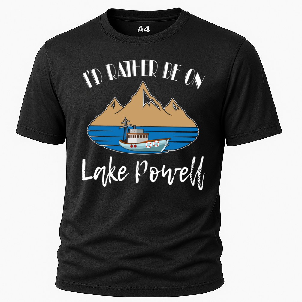 I'd Rather Be On Lake Powell Family Vacation Cute Gift Cooling Performance Crew T-Shirt