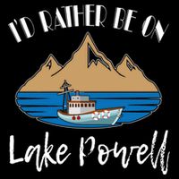 I'd Rather Be On Lake Powell Family Vacation Cute Gift City Backpack