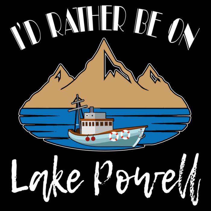 I'd Rather Be On Lake Powell Family Vacation Cute Gift City Backpack
