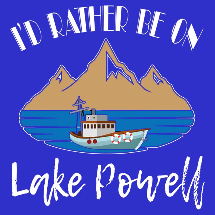 I'd Rather Be On Lake Powell Family Vacation Cute Gift Toddler T-Shirt