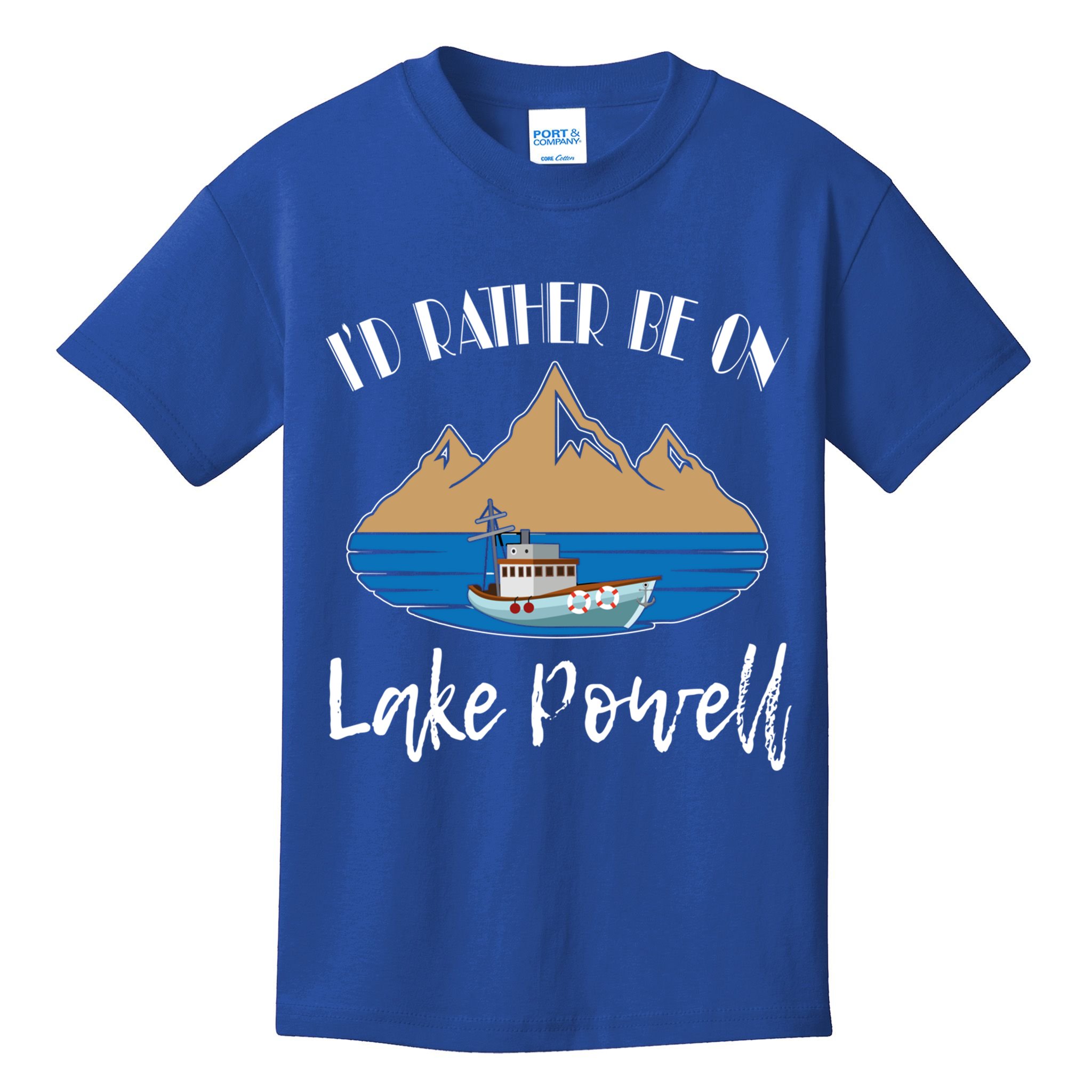 I'd Rather Be On Lake Powell Family Vacation Cute Gift Kids T-Shirt