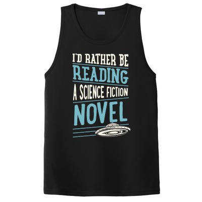 Id Rather Be Reading A Science Fiction Novel Gift PosiCharge Competitor Tank