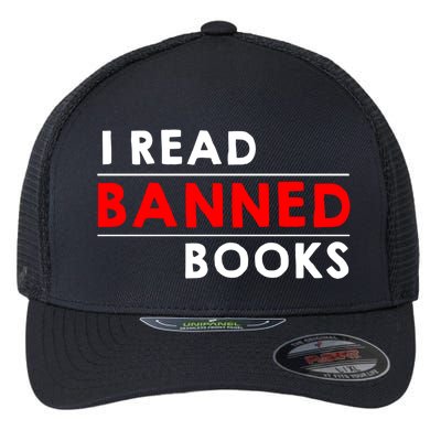 I Read Banned Books Flexfit Unipanel Trucker Cap