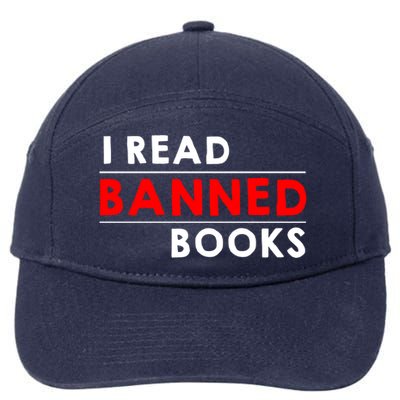 I Read Banned Books 7-Panel Snapback Hat