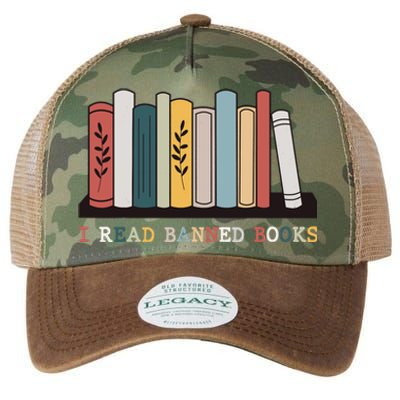 I Read Banned Books Week Librarian Reader Nerd Legacy Tie Dye Trucker Hat