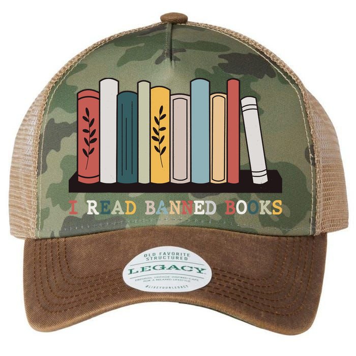 I Read Banned Books Week Librarian Reader Nerd Legacy Tie Dye Trucker Hat
