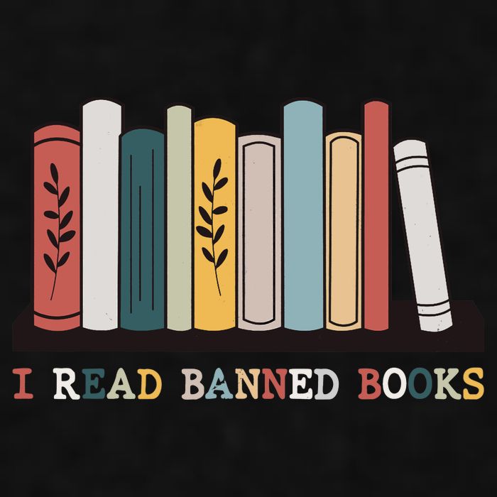 I Read Banned Books Week Librarian Reader Nerd Ladies PosiCharge Tri-Blend Wicking Tank