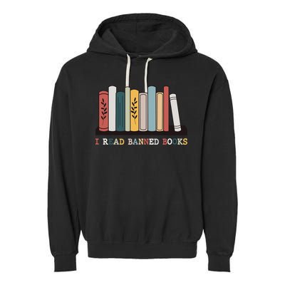 I Read Banned Books Week Librarian Reader Nerd Garment-Dyed Fleece Hoodie