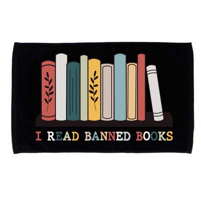 I Read Banned Books Week Librarian Reader Nerd Microfiber Hand Towel