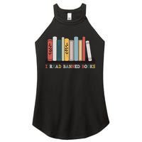 I Read Banned Books Week Librarian Reader Nerd Women's Perfect Tri Rocker Tank