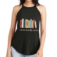 I Read Banned Books Week Librarian Reader Nerd Women's Perfect Tri Rocker Tank