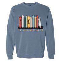 I Read Banned Books Week Librarian Reader Nerd Garment-Dyed Sweatshirt