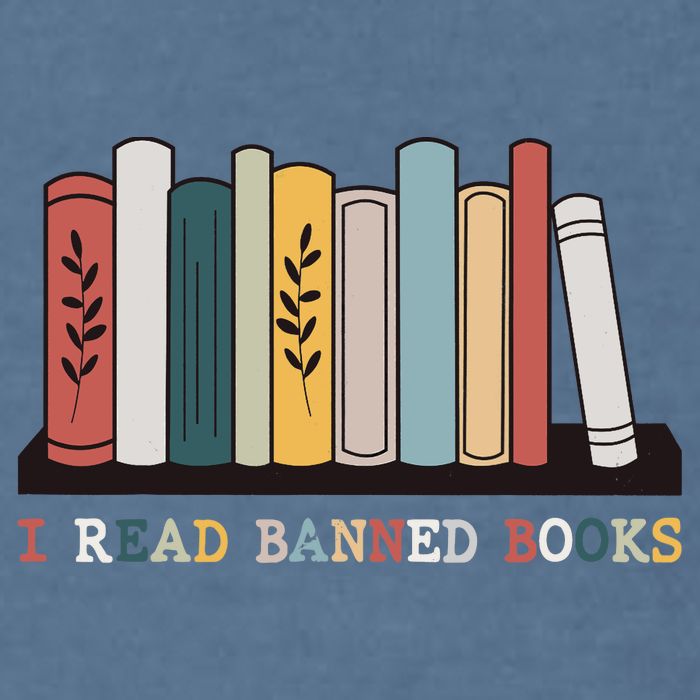 I Read Banned Books Week Librarian Reader Nerd Garment-Dyed Sweatshirt