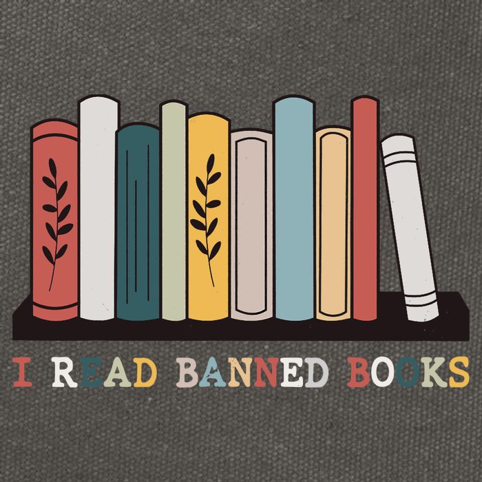 I Read Banned Books Week Librarian Reader Nerd Cotton Canvas Backpack