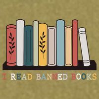 I Read Banned Books Week Librarian Reader Nerd Garment-Dyed Women's Muscle Tee