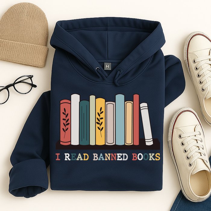 I Read Banned Books Week Librarian Reader Nerd Hoodie