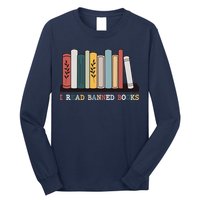 I Read Banned Books Week Librarian Reader Nerd Long Sleeve Shirt