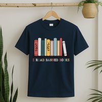 I Read Banned Books Week Librarian Reader Nerd T-Shirt