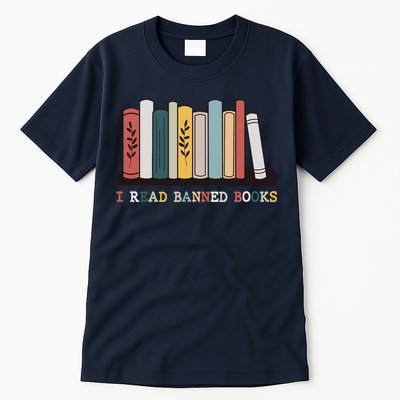 I Read Banned Books Week Librarian Reader Nerd Tall T-Shirt