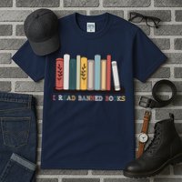 I Read Banned Books Week Librarian Reader Nerd Tall T-Shirt