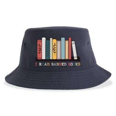 I Read Banned Books Week Librarian Reader Nerd Sustainable Bucket Hat