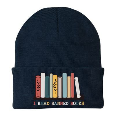 I Read Banned Books Week Librarian Reader Nerd Knit Cap Winter Beanie