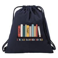 I Read Banned Books Week Librarian Reader Nerd Drawstring Bag