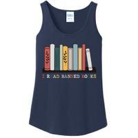 I Read Banned Books Week Librarian Reader Nerd Ladies Essential Tank