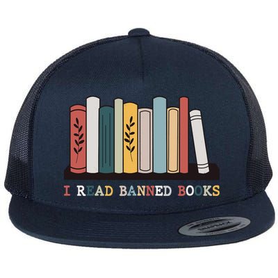 I Read Banned Books Week Librarian Reader Nerd Flatbill Hat