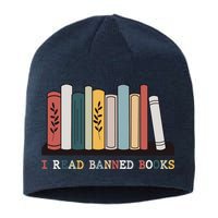 I Read Banned Books Week Librarian Reader Nerd Sustainable Beanie