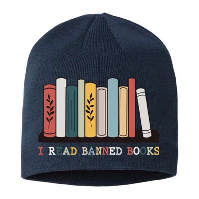 I Read Banned Books Week Librarian Reader Nerd Sustainable Beanie