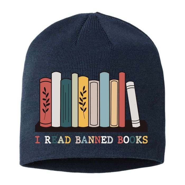 I Read Banned Books Week Librarian Reader Nerd Sustainable Beanie